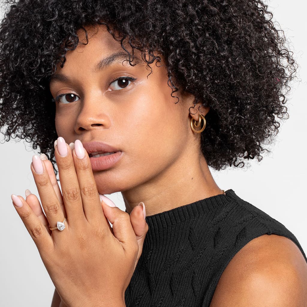 Romi | Pear Lab Grown Diamond Engagement Ring