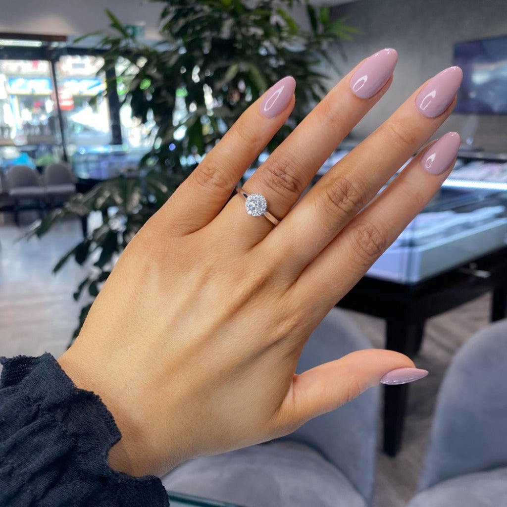 RUBY - 18ct White Gold | Diamond Engagement Ring - Rings