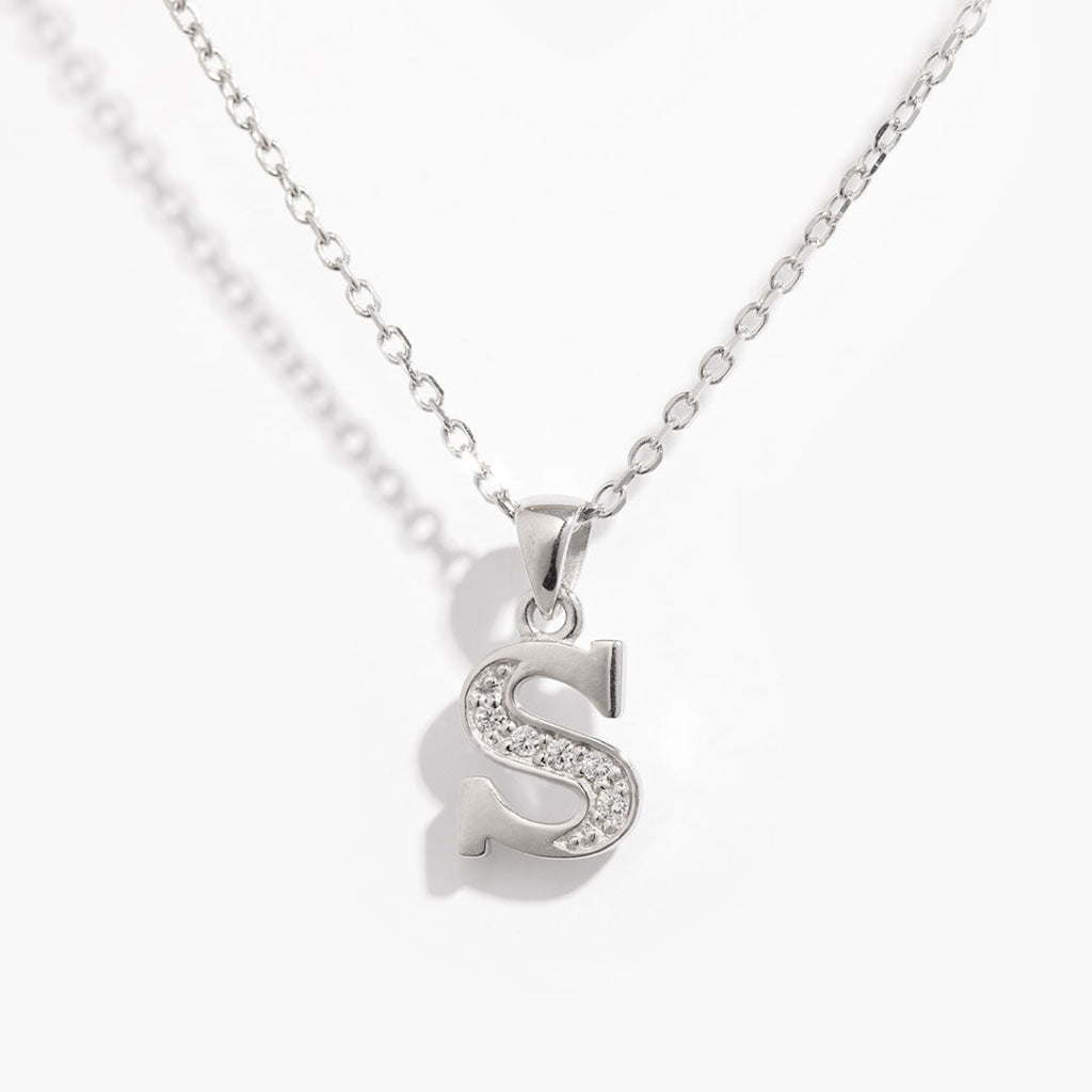 Letter shop s necklace