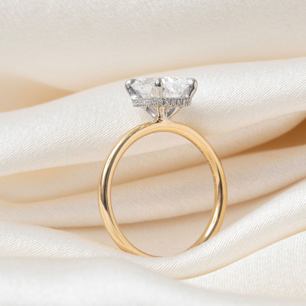 SADIE 2ct | Cushion Solitaire Lab Grown Diamond Engagement