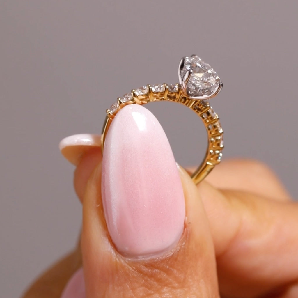 SERENA 2ct | Pear Solitaire Lab Grown Diamond Engagement