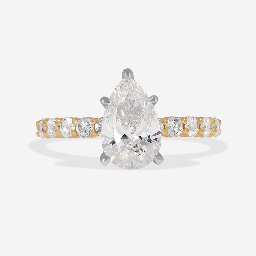 SERENA 2ct | Pear Solitaire Lab Grown Diamond Engagement
