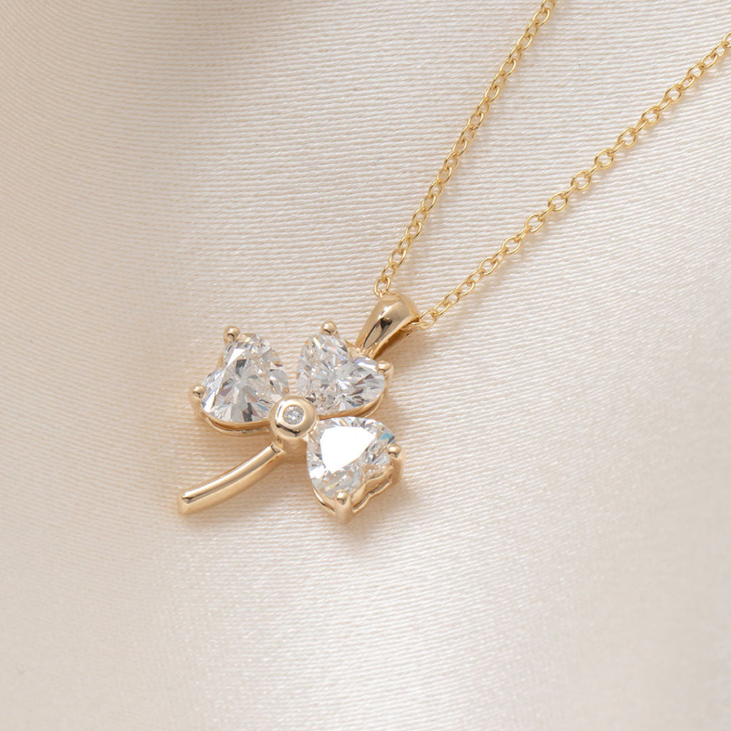 Shamróg | 18ct Gold Lab Diamond Necklace 1.50ct - Necklace