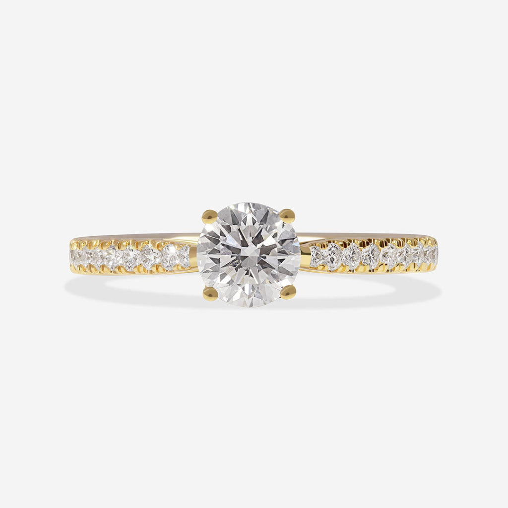 SIENNA 0.75ct | Round Solitaire Lab Diamond Set in 18ct