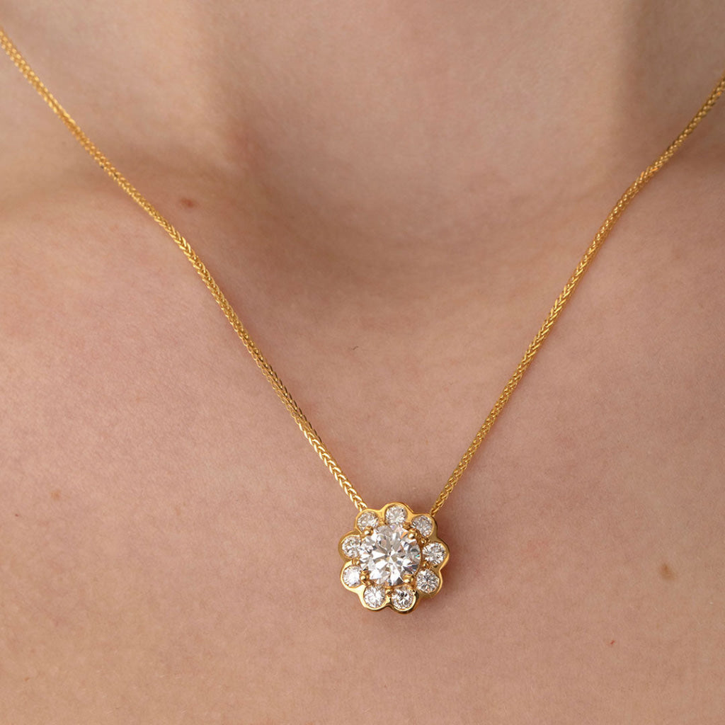 Soleil - Diamond Necklace 1.70ct Lab Grown | 18ct Gold