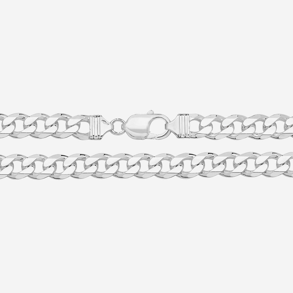 Solid Curb Chain 22'' | Sterling Silver
