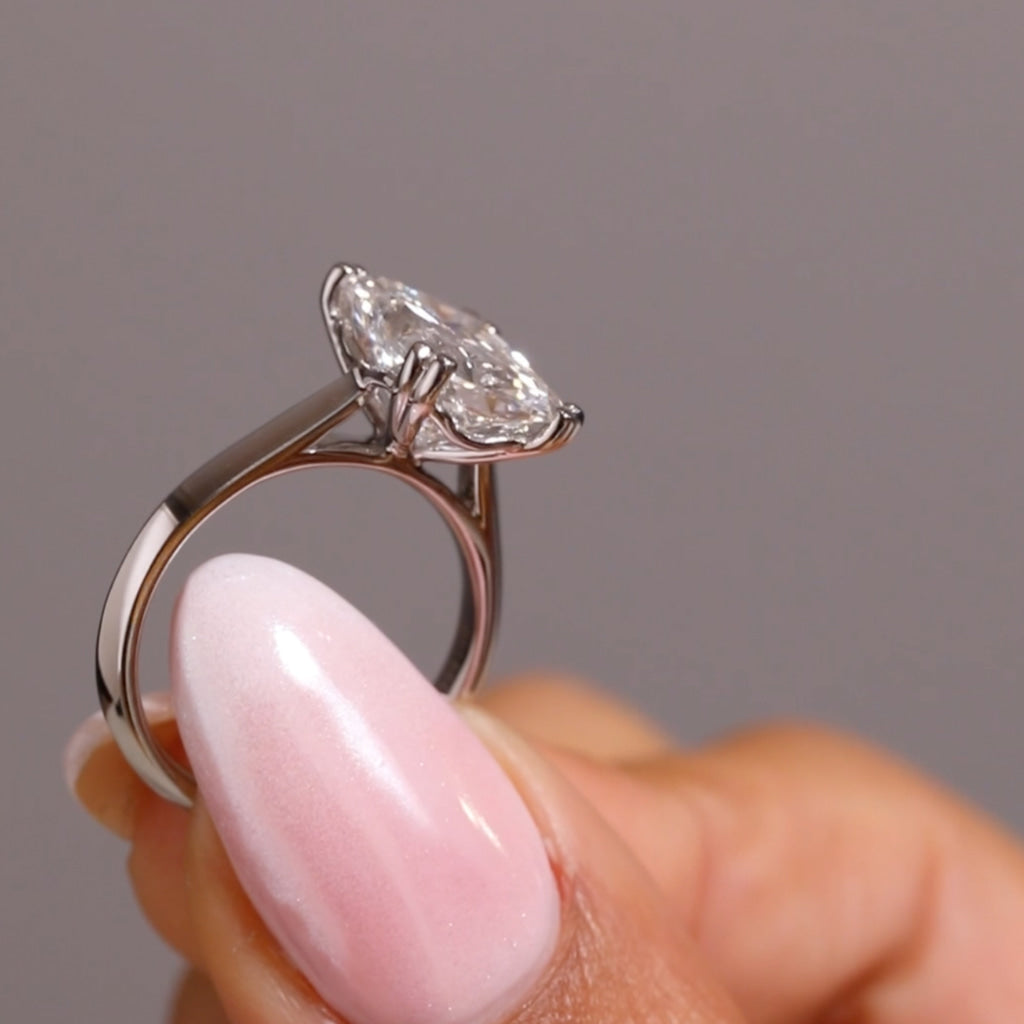 SORRENTO | Radiant Cut Solitaire Lab Diamond Set