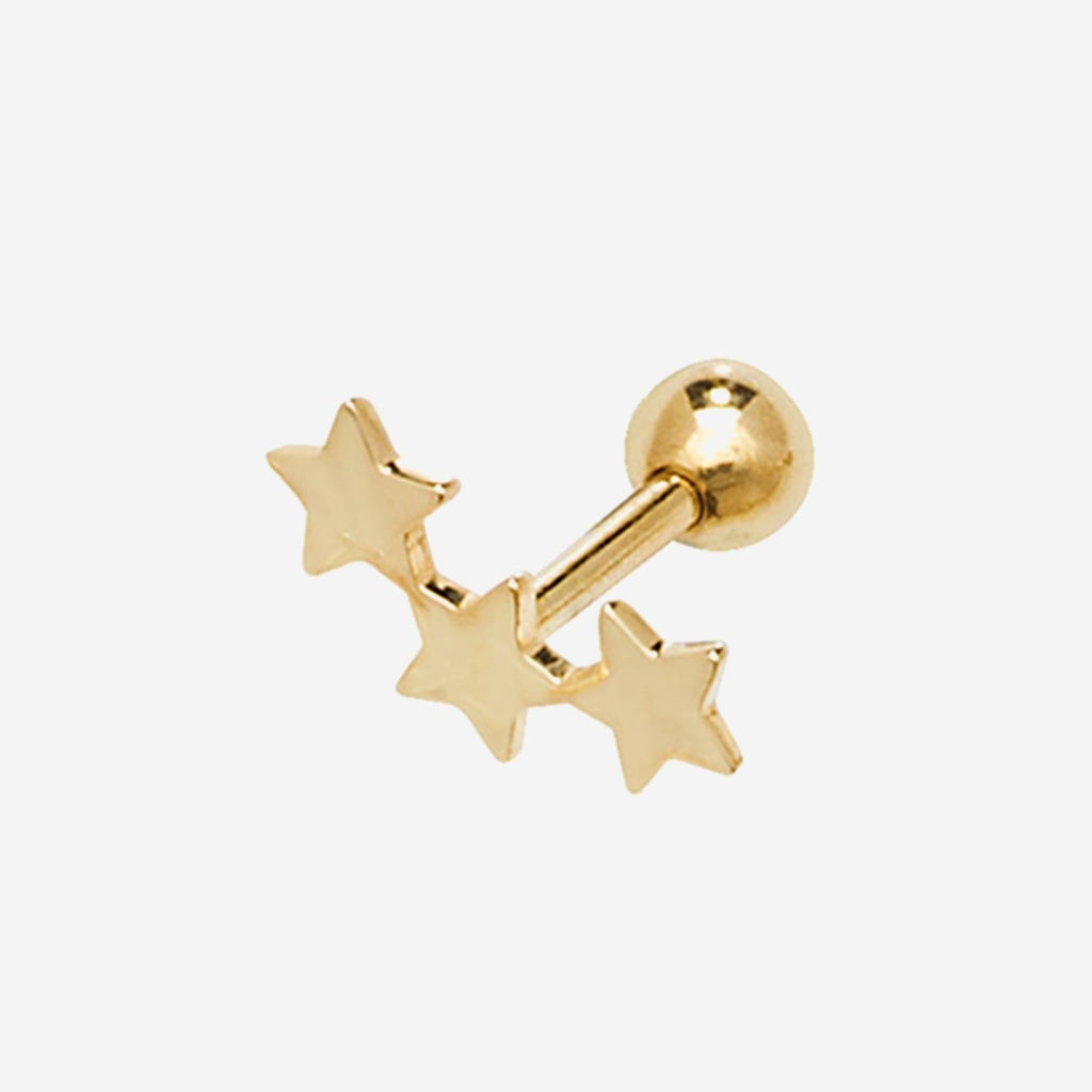 In the Stars Piercing - 6mm | 9ct Gold - Earrings