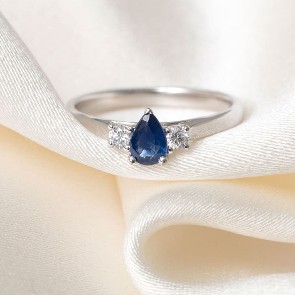 SWORDS | Sapphire Diamond Ring - Rings