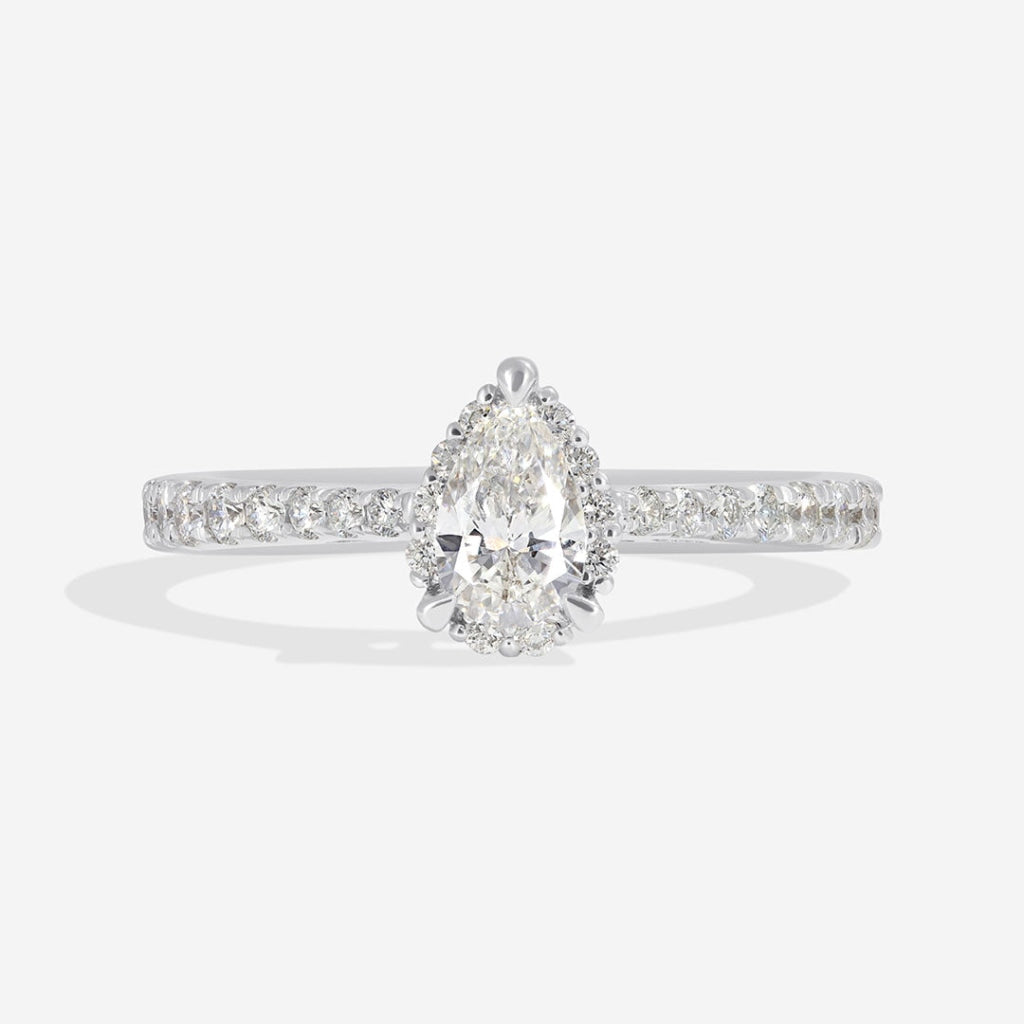 Truman 18ct White Gold Diamond Engagement Ring