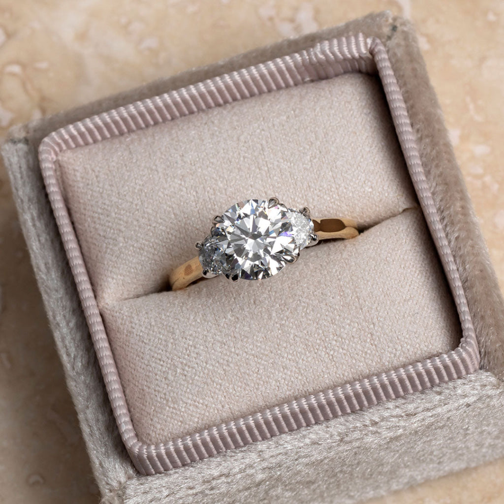WINTER 2.40ct | Round 3-Stone Lab Grown Diamond Engagement