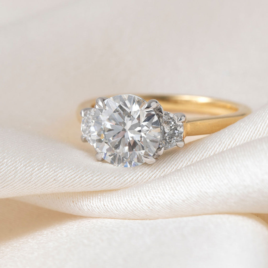 WINTER 2.40ct | Round 3-Stone Lab Grown Diamond Engagement
