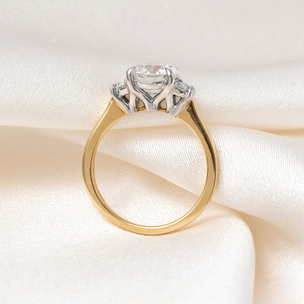 WINTER 2.40ct | Round 3-Stone Lab Grown Diamond Engagement