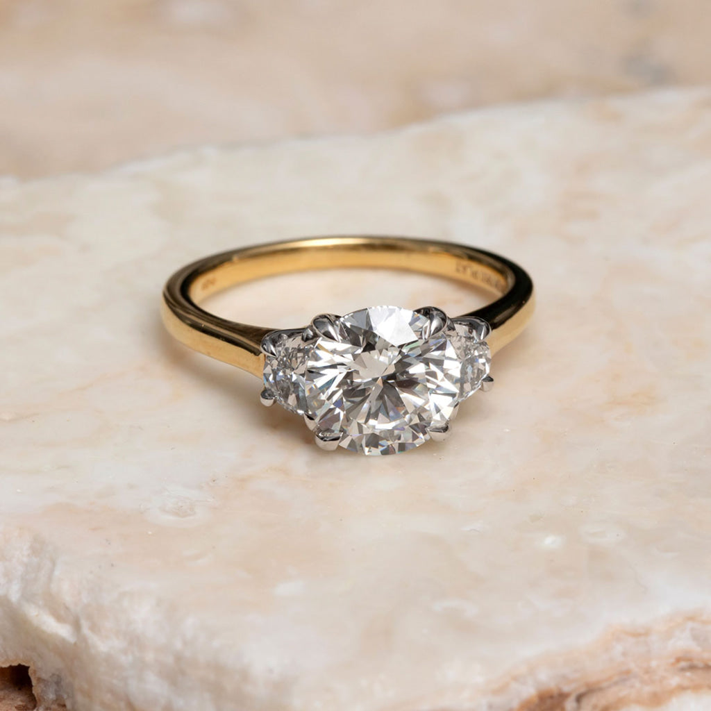WINTER 2.40ct | Round 3-Stone Lab Grown Diamond Engagement