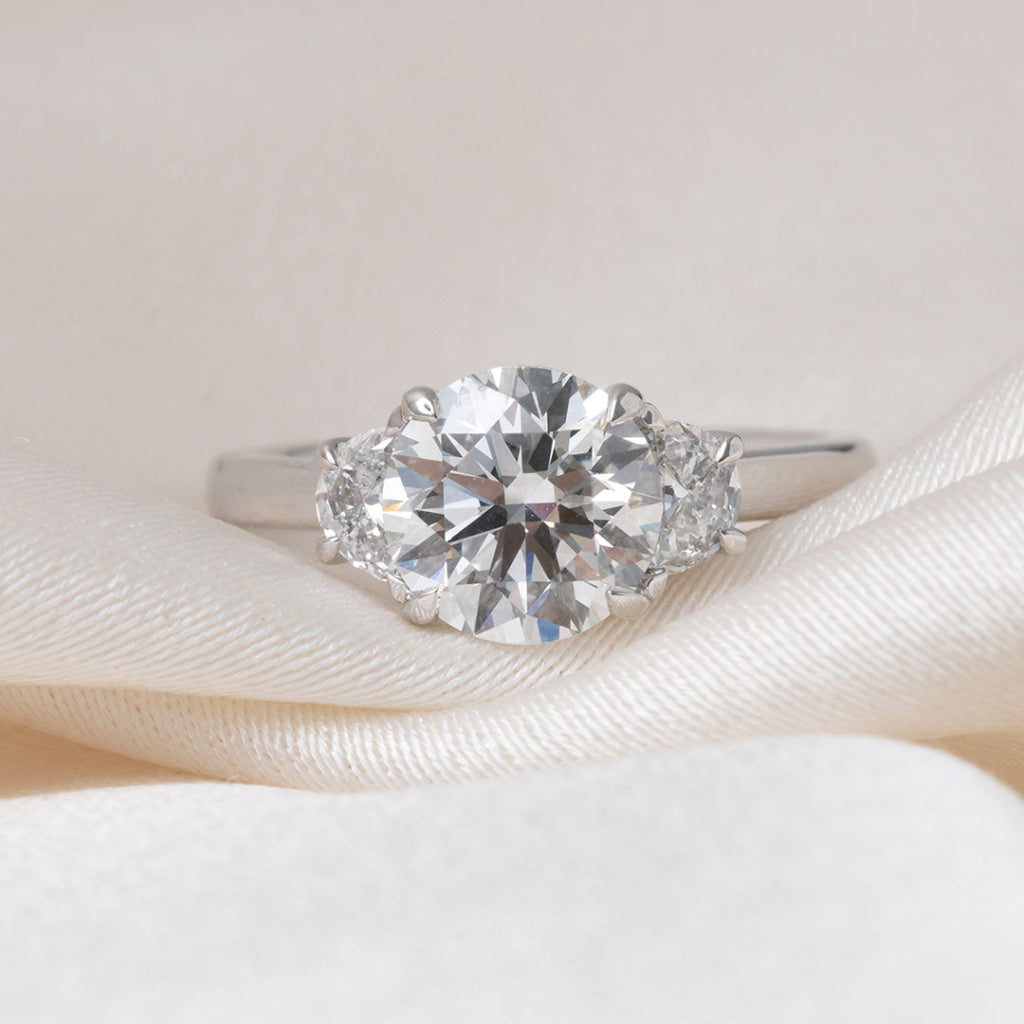 WINTER 2.40ct | Round 3-Stone Lab Grown Diamond Engagement