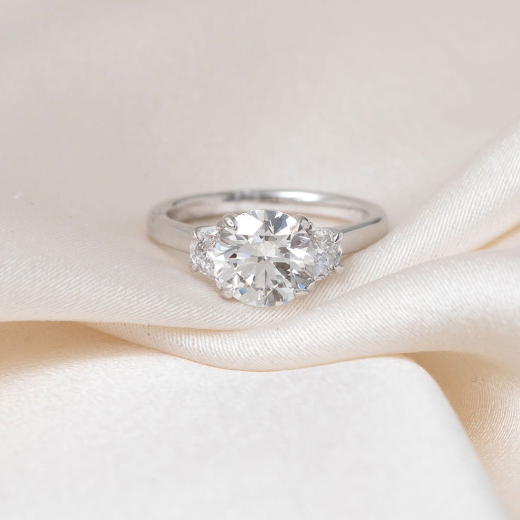 WINTER 2.40ct | Round 3-Stone Lab Grown Diamond Engagement