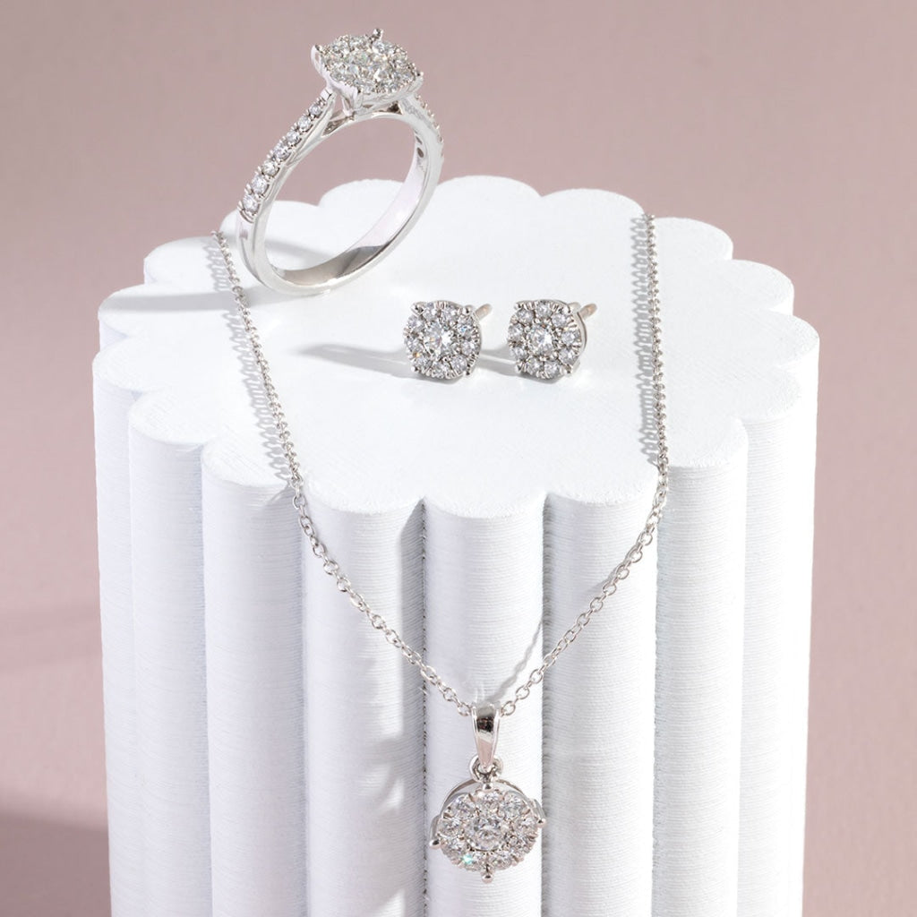 Zoe Diamond Necklace 0.25ct | 18ct White Gold - Necklace