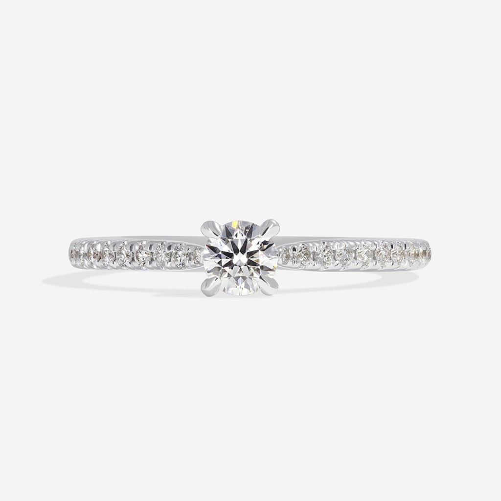 Zora | 18ct White Gold Diamond Engagement Ring