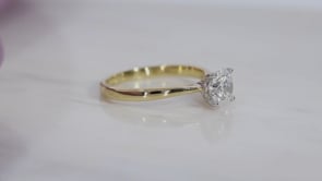 Video of Auric Lab Grown Diamond Engagement Ring - Gear Jewellers