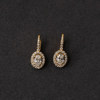Dismond drop earrings