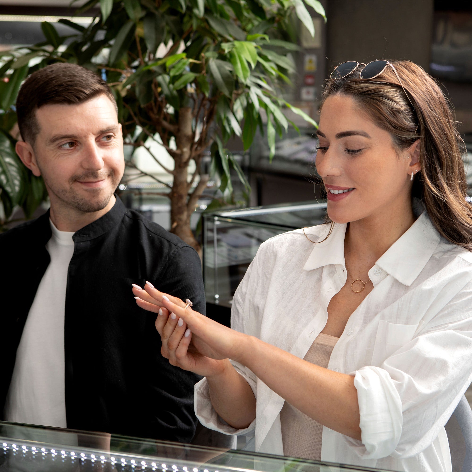 Engagement Ring and Wedding Ring by Gear Jewellers