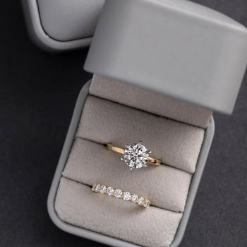 engagement ring in a box
