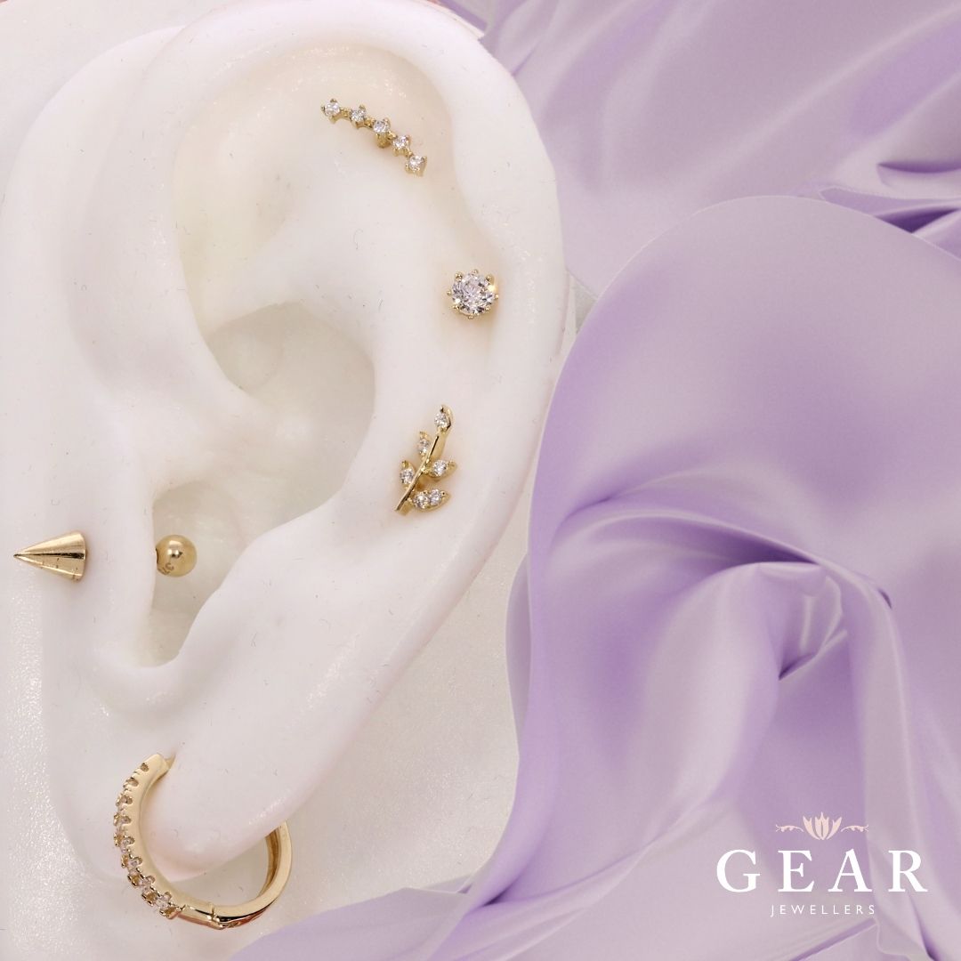 Cartilage Earrings at Gear Jewellers