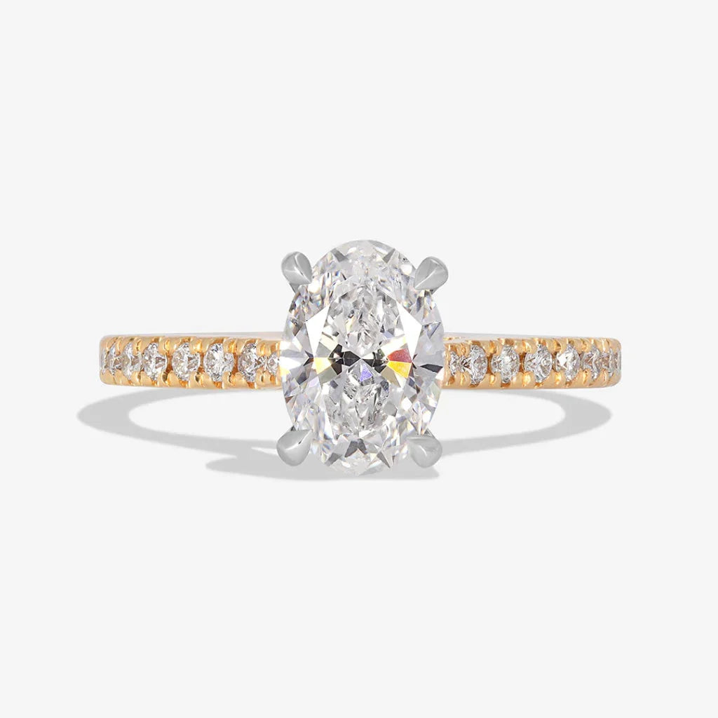 Oval Solitaire Rings