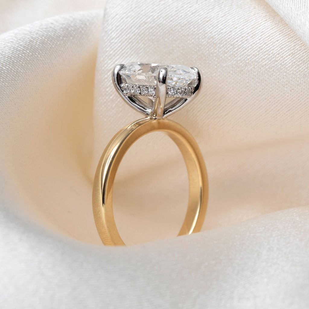 Monaco 3ct | Oval Solitaire Lab Grown Diamond Engagement