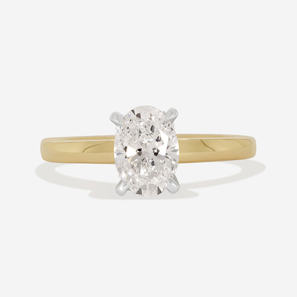 Monaco 1ct | Oval Solitaire Lab Grown Diamond Engagement