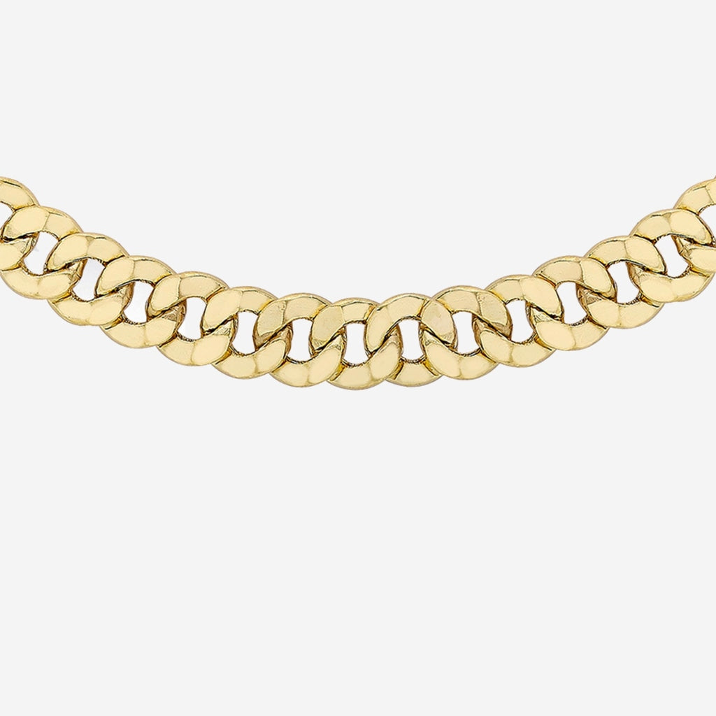 20’’ Close Curb Chain | 9ct Gold - Necklace
