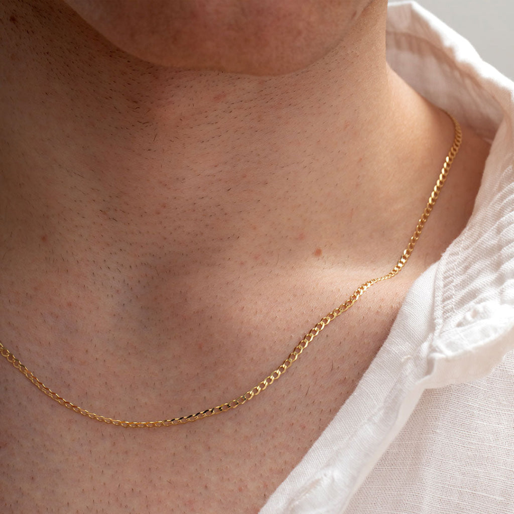 22’’ Curb Chain | 9ct Gold - Necklace