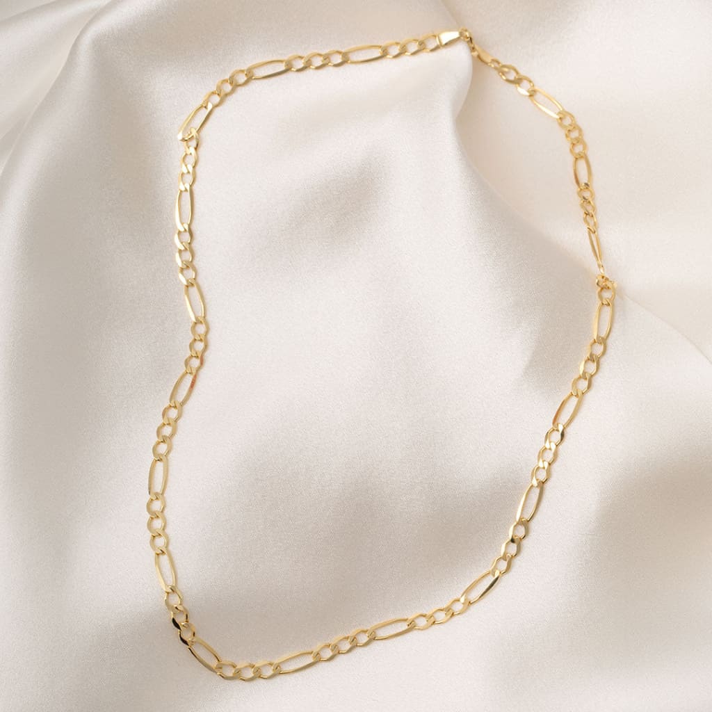 22’’ Figaro Chain | 9ct Gold - Necklace