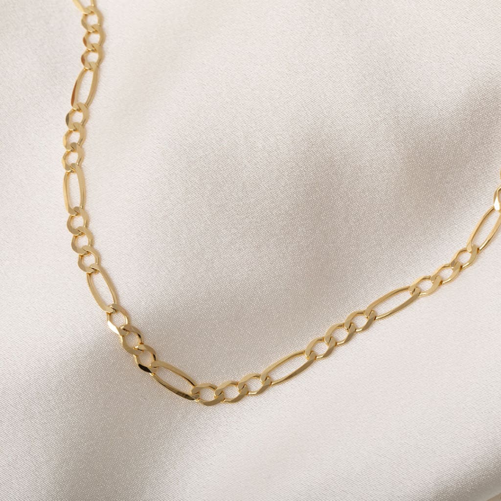 22’’ Figaro Chain | 9ct Gold - Necklace