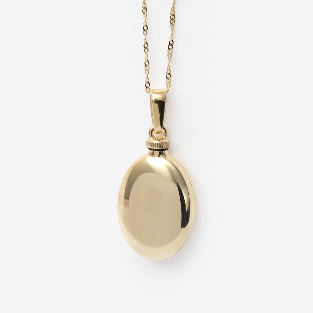 Always With You Oval Cremation Necklace | 9ct Gold