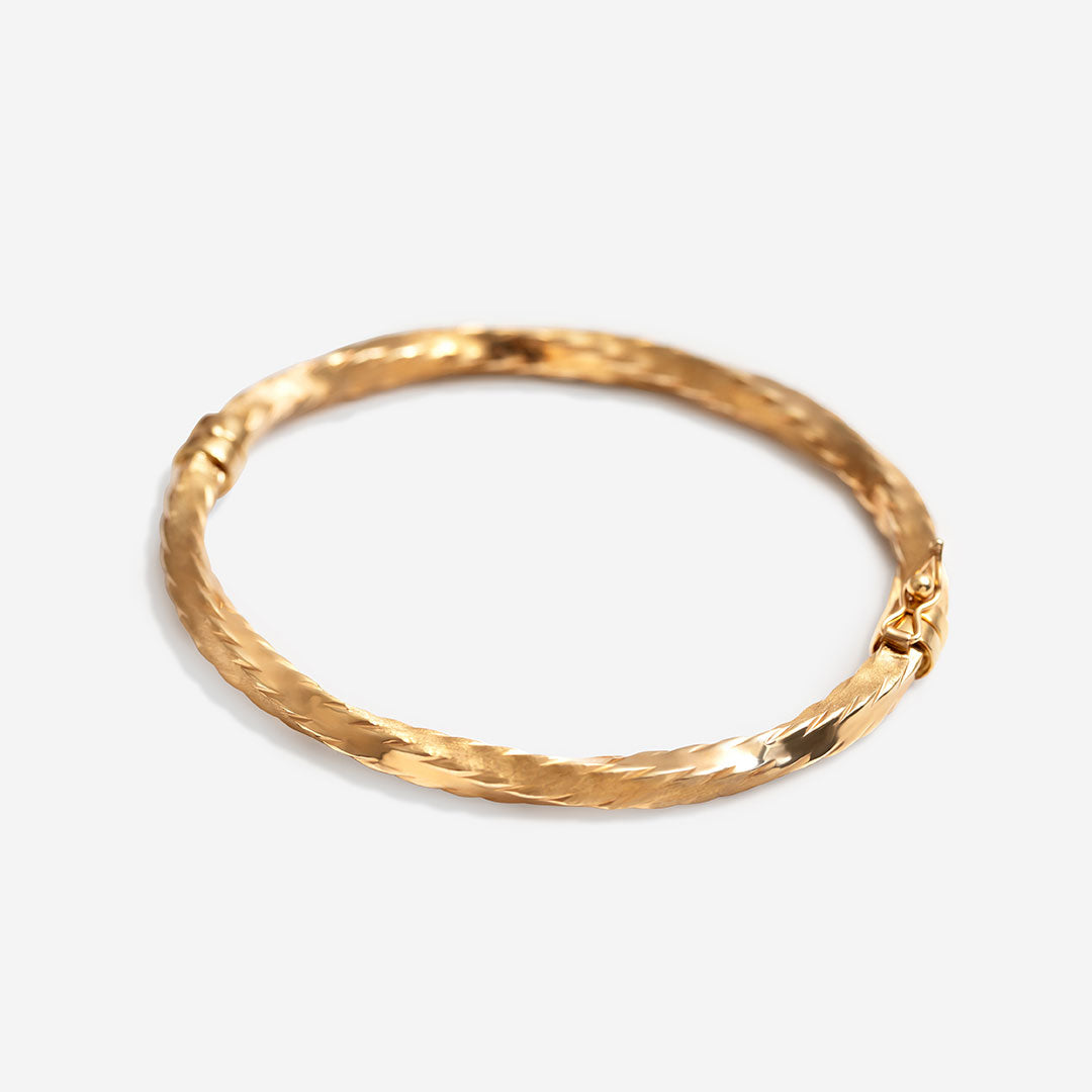 Aura Bangle | 9ct Gold - Bracelet