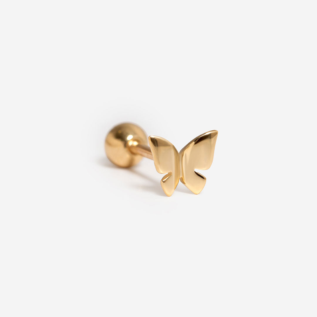 Butterfly Piercing | 9ct Gold - Earrings