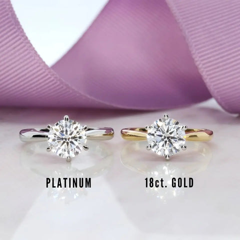 Platinum vs Gold Lab Grown Diamond Rings: Which is the Best Choice?