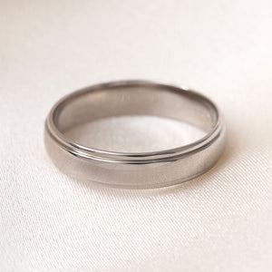 HORAN 5mm | Men's Wedding Ring in Palladium 500