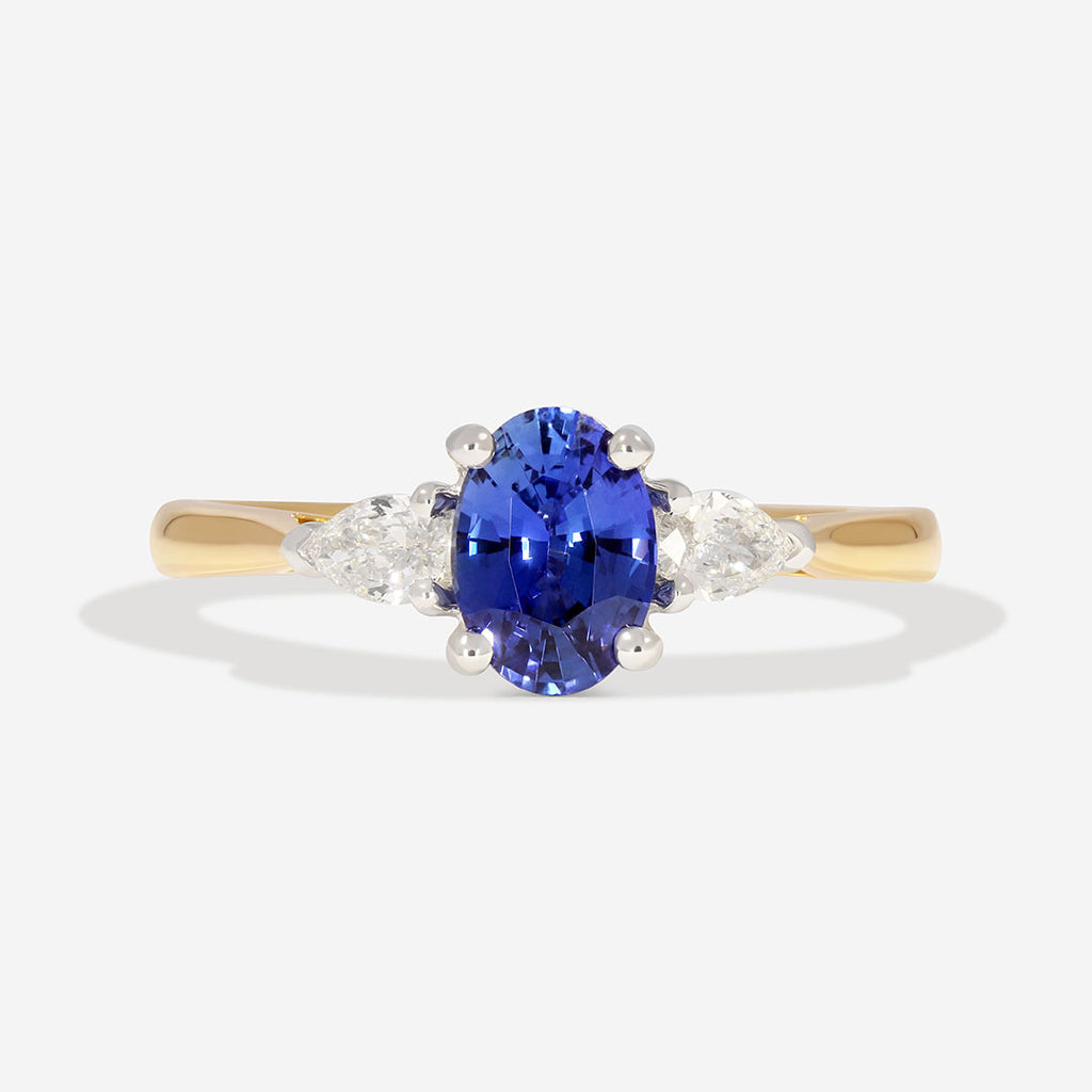 HOWTH | Sapphire & Diamond Ring in 18ct Gold