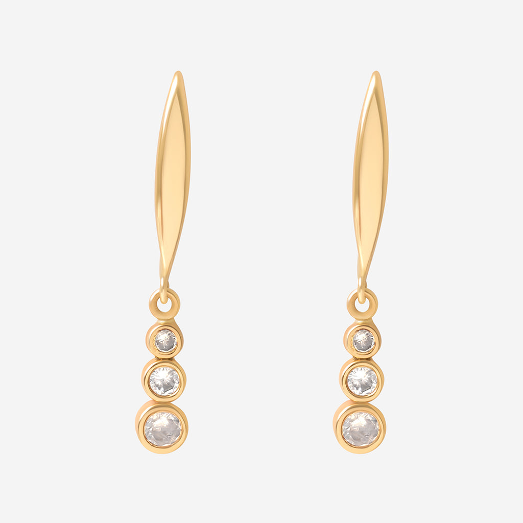 Luxe Drop Earrings | 9ct Gold