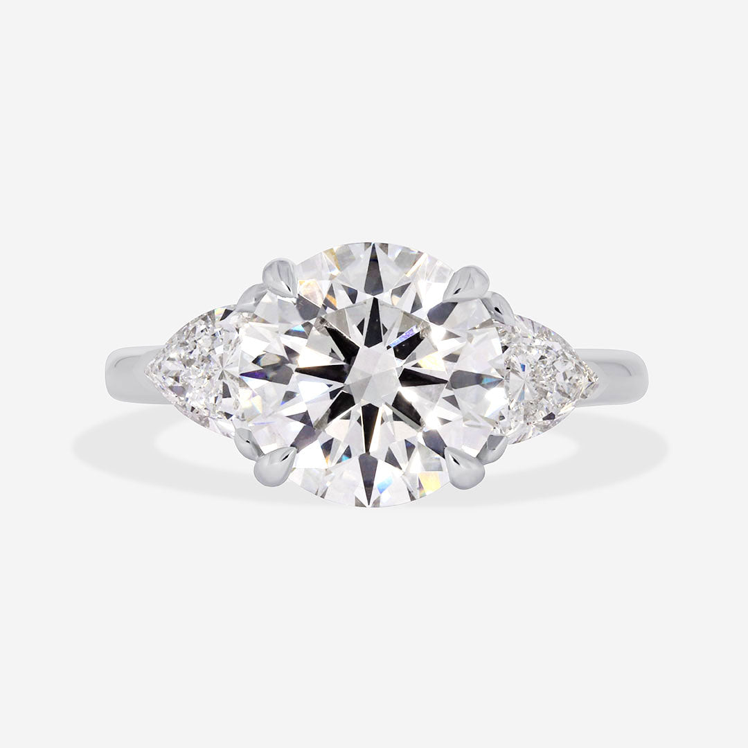 MERIDIAN 3.80ct | Round 3-Stone Lab Grown Diamond Set