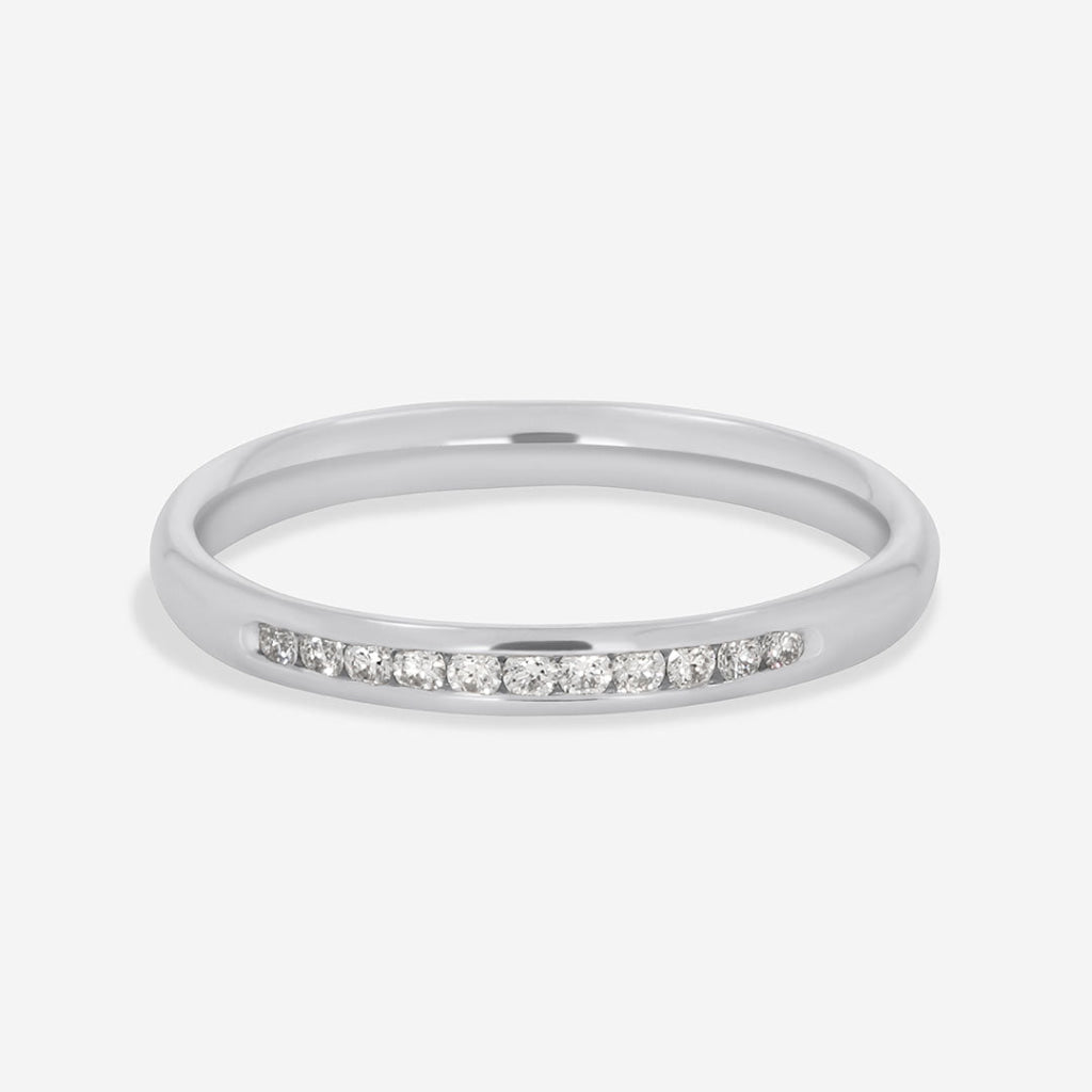 ABEL | Natural Diamond Wedding Ring in Platinum