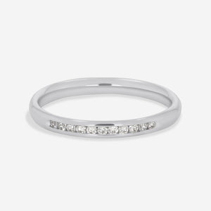 ABEL | Natural Diamond Wedding Ring in Platinum