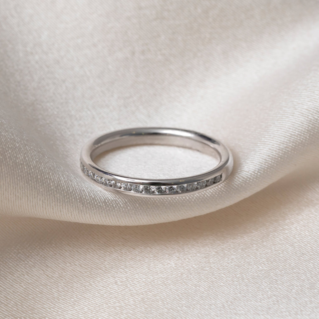 ABEL | Natural Diamond Wedding Ring in Platinum - Rings
