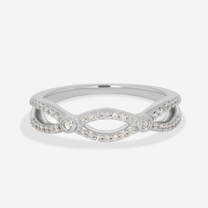 ABIGAIL | Diamond Eternity Ring in 9ct White Gold