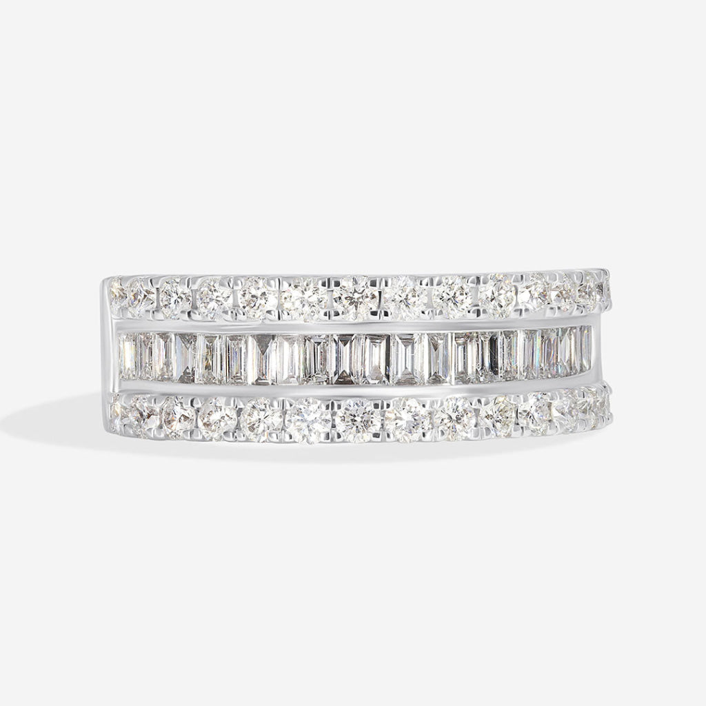 ADELE - 1ct | Natural Diamond Eternity Ring in 18ct White Gold