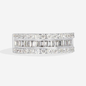 ADELE - 1ct | Natural Diamond Eternity Ring in 18ct White Gold