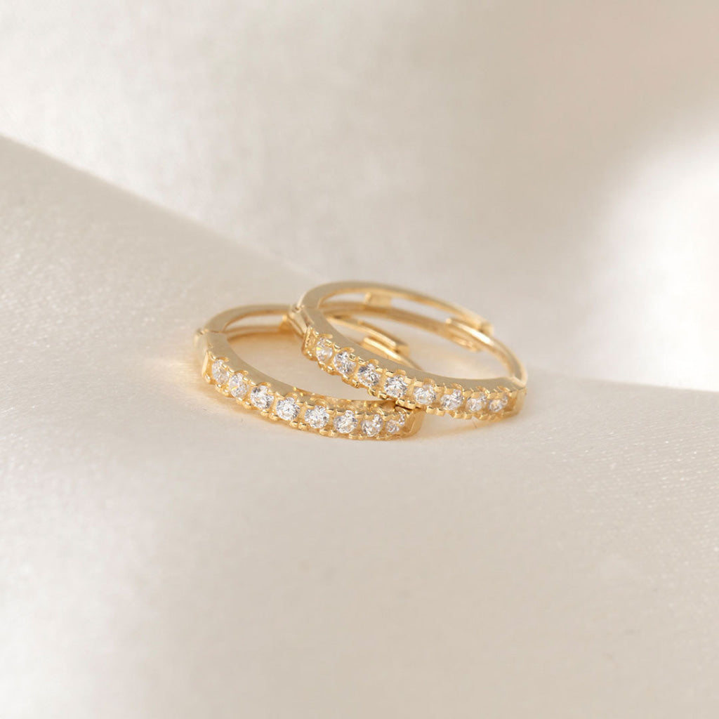 Adore Huggie Earrings - 11mm | 9ct Gold
