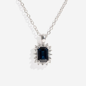 Adorn | Sapphire & Diamond Necklace in 9ct Gold